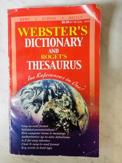 Webster Dictionary & Thesaurus