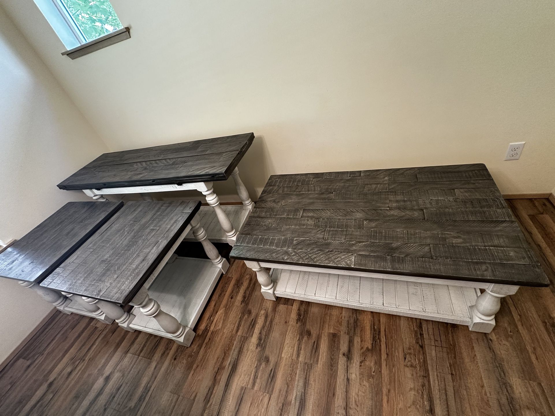 Ashley Havalance Coffee Table, End tables, and Console Table