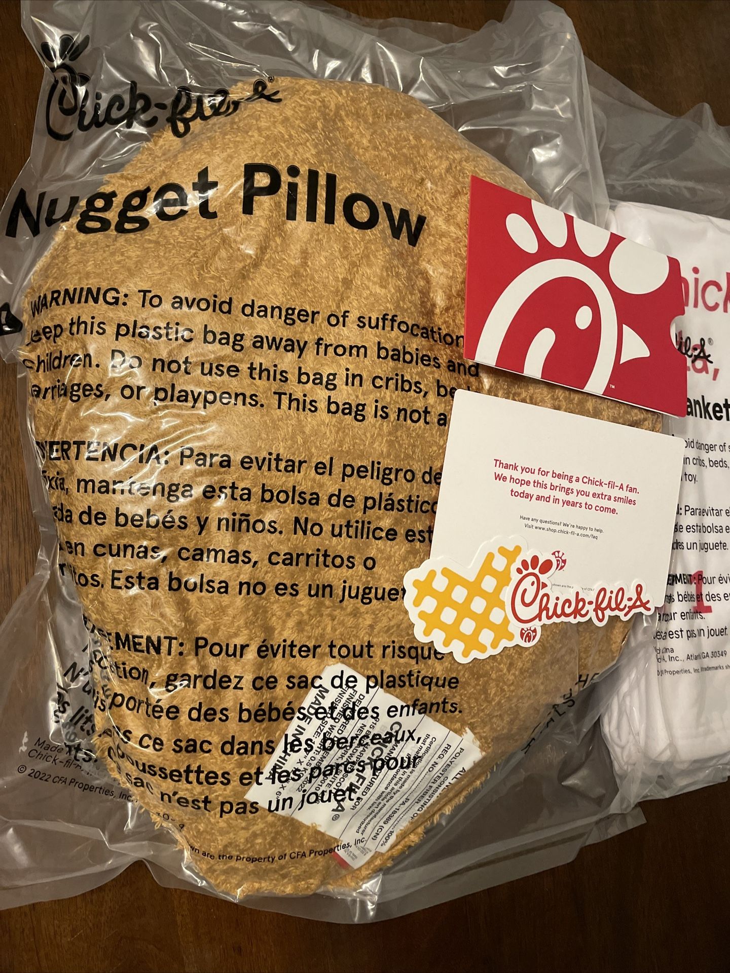 Chick-fil-A Sauce Blanket and Nugget Pillow Set Limited IN HAND! Ready To Ship!