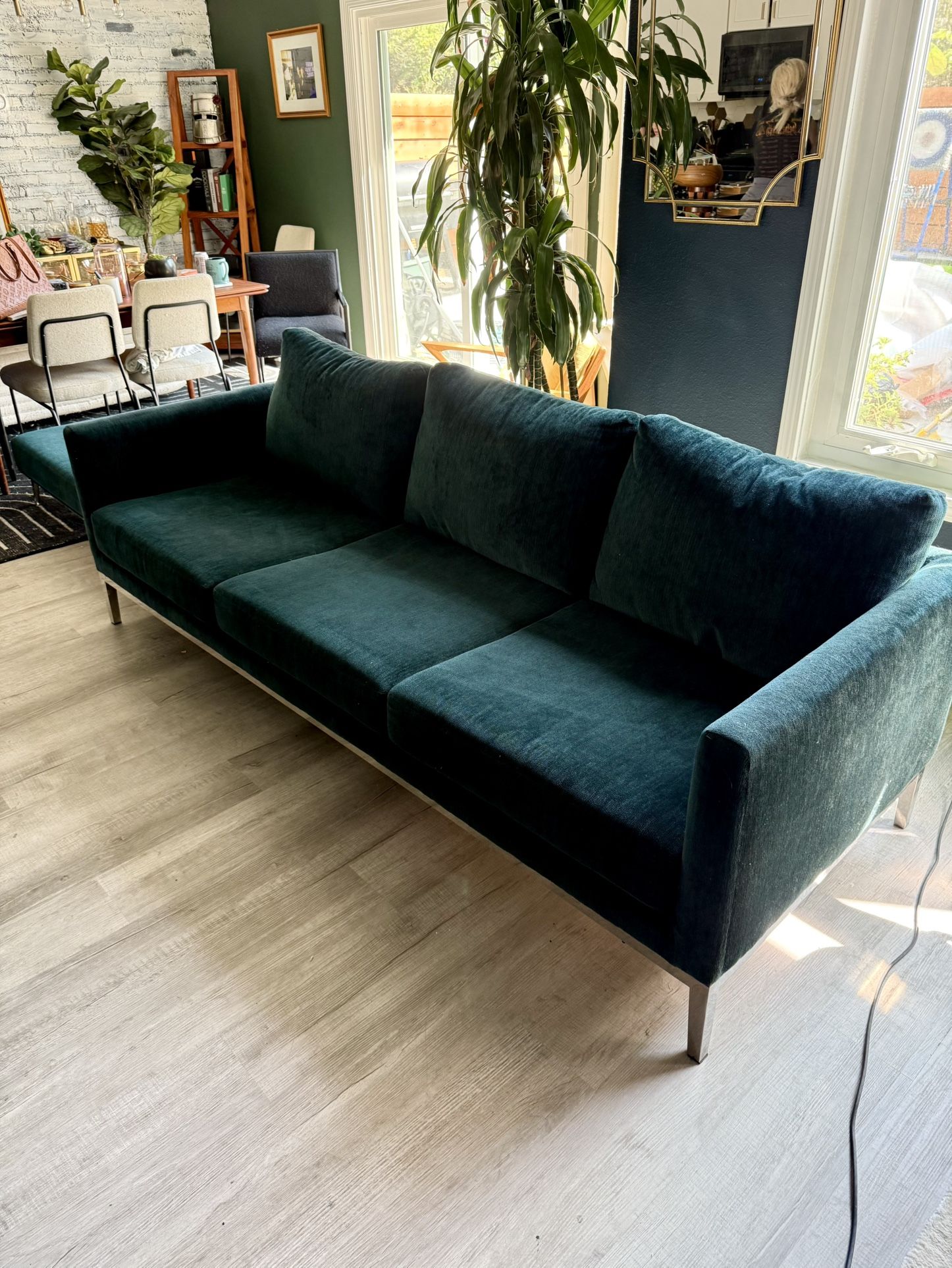 Dark Green High End Couch