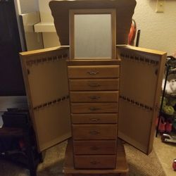 Jewelry Cabinet/Dresser/Mirror