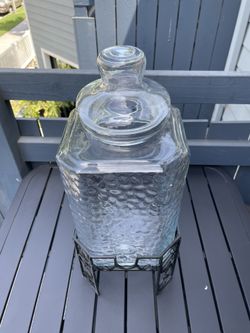 2.5 Gallon Glass Beverage Dispenser 