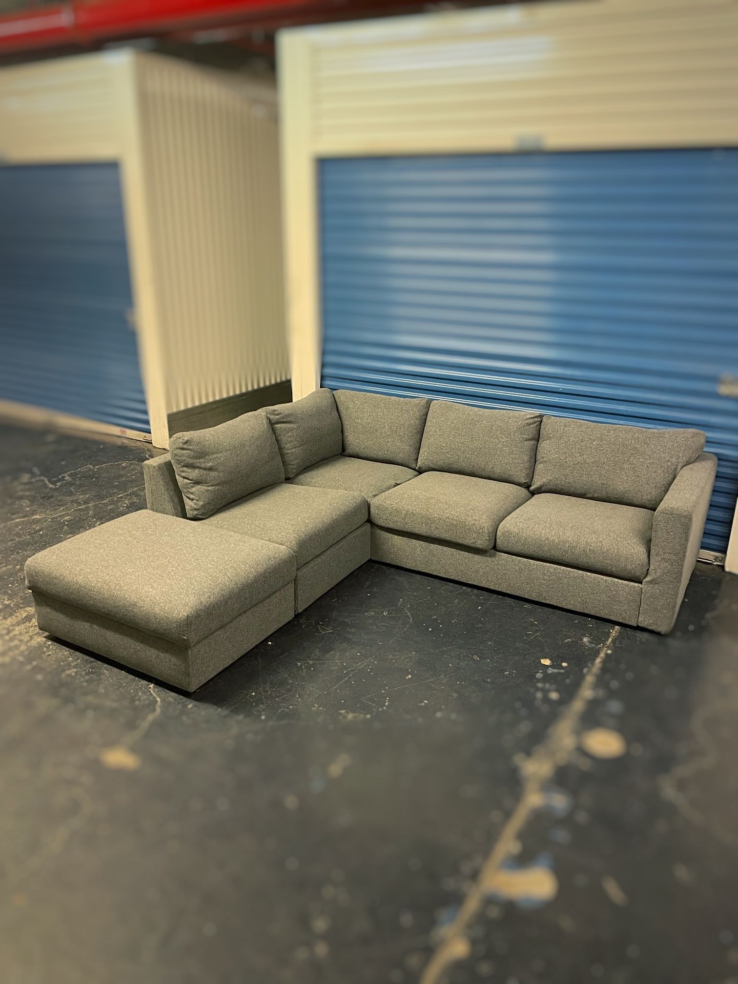 IKEA FINNALA Sectional Chaise Sofa Couch W/ Ottoman *FREE DELIVERY* NYC 🚚