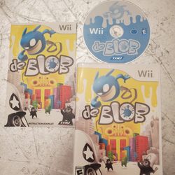 De Blob (Nintendo Wii, 2008) CIB - Complete with Case and Manual