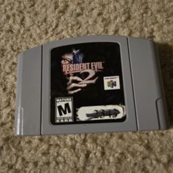 Resident Evil 2 For Nintendo 64 Authentic