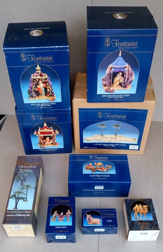 Fontanini Three Kings 5" Village Set 