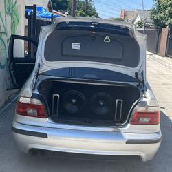 Two 12 Inc Subwoofer Box 