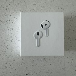 (Never Used) Apple AirPods (4th Generation) with Charging Case