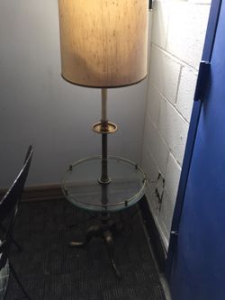Antique tall lamp