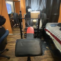 Asking 100 Or Open Up For Trade For It Come With Everything And With  Extra Weights 