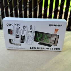 LED Mirror Clock – Model DS-3618LP
