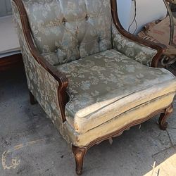 French Louis XV provincial armchair