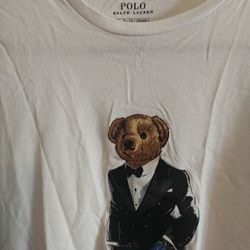 Ralph Lauren Bear Polo Shirt Size S $25