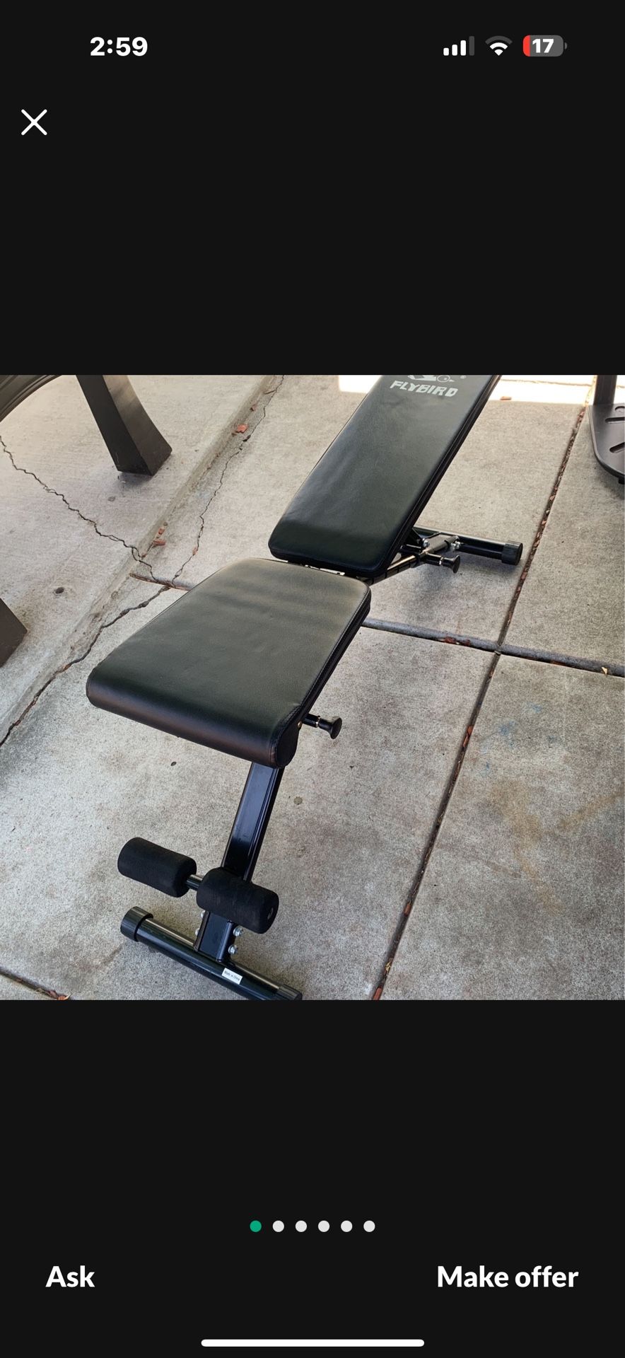 Fly bird Bench