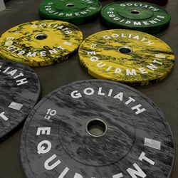 New Olympic Bumper  Plates Weights  Add Olympic Bar Olympic Barbell