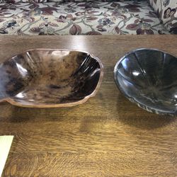 Ichihara Japan Vintage Wood Salad Bowls 