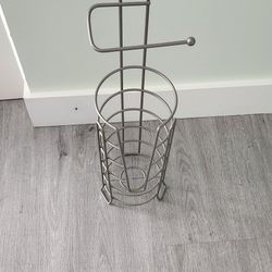 Toilet Paper Roll And Phone Stand