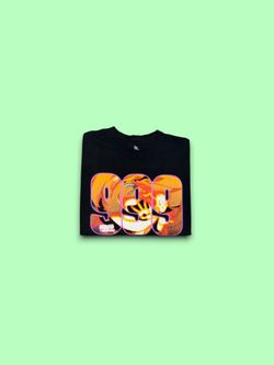 Naruto Shippuden 999 Club Juice WRLD Anime Graphic T-Shirt Black Mens Large