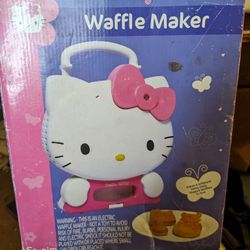 Vintage Hello Kitty Waffle Maker 