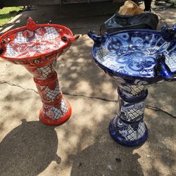 Bebederos Para Pajaros De Talavera 