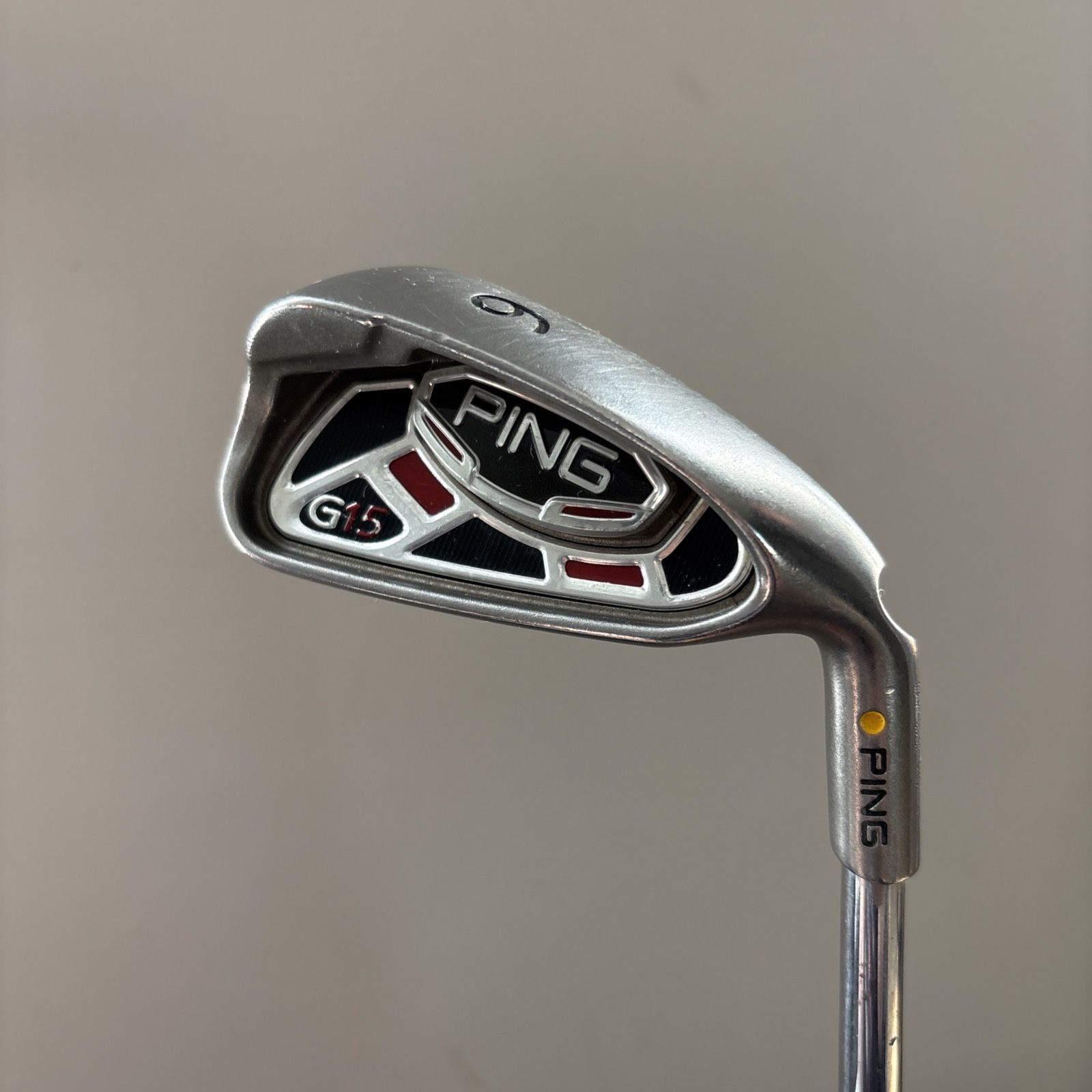 Ping G15 6 Iron Yellow Dot Right Handed Steel Shaft