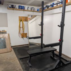 Squat Rack / Pullup Bar / Bench