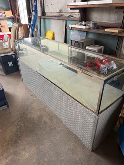 2 glass jewelry cases blowout price