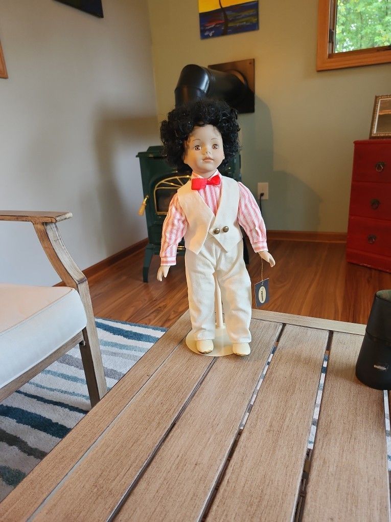 Michael Jackson Porcelain Doll