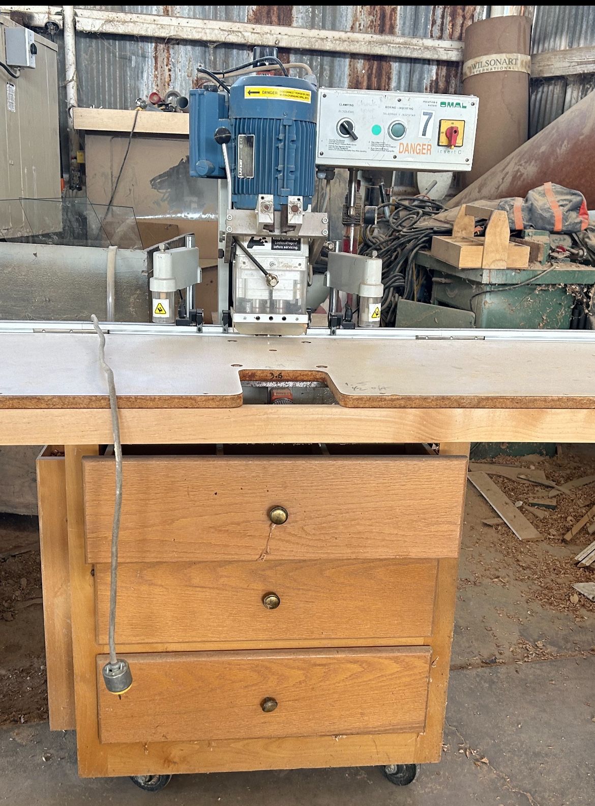 Omal Hinge Boring Machine - Insert C