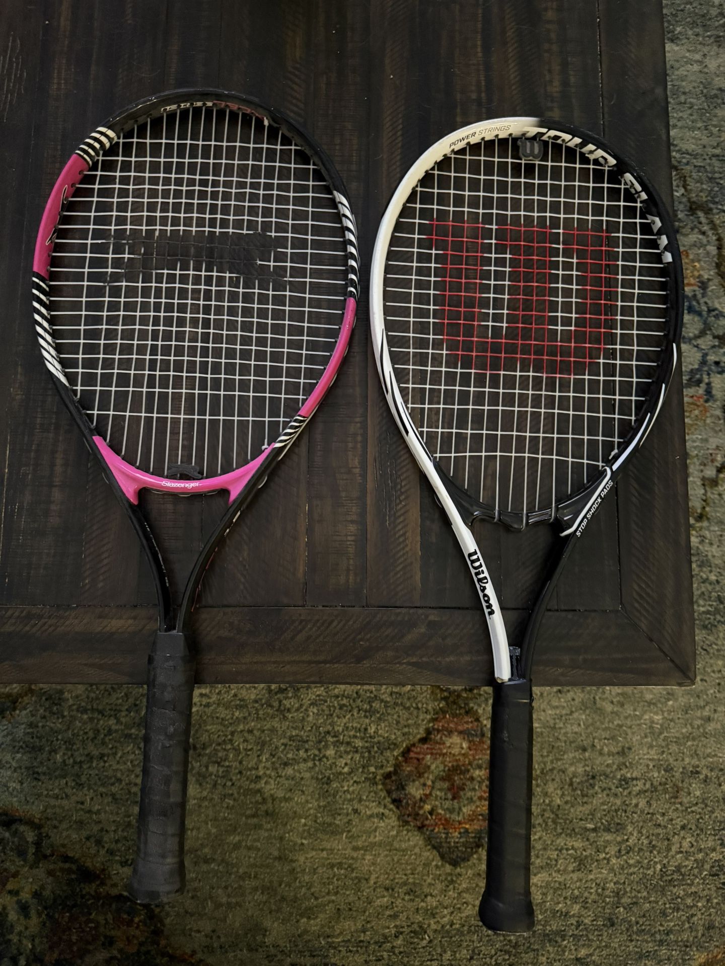 Two Tennis Rackets - puba and Wilson brand new new sale $20 for 2 or $15 for 1