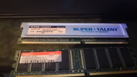 Old Mac Ram. DDR 400, 1 GB & 512 MB.