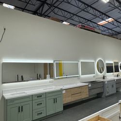 š” Illuminate Your Bathroom with LED Mirrors - Same-Day Pickup Available! š”