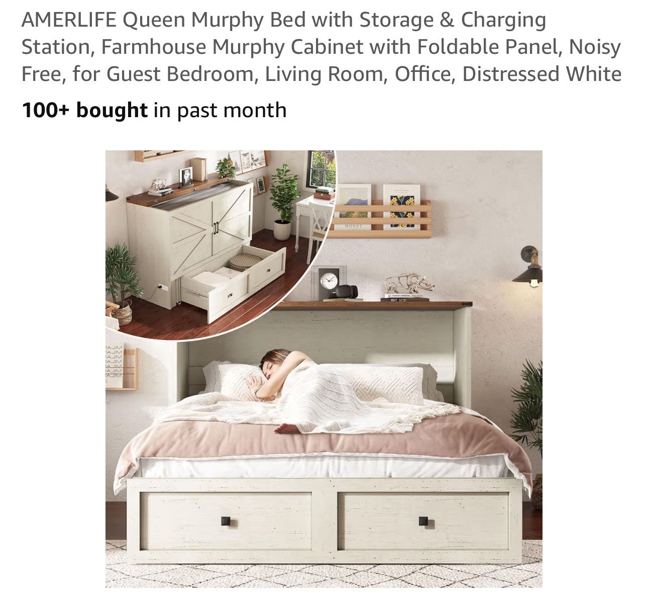 Brand New Queen Murphy Bed 