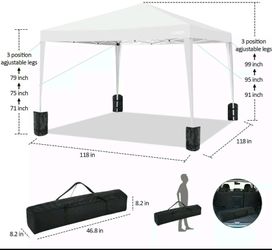 10x10 Commercial Grade Tent Frame  W/octagon Legs 