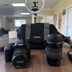 Canon T7i Rebel - Two Lenses 