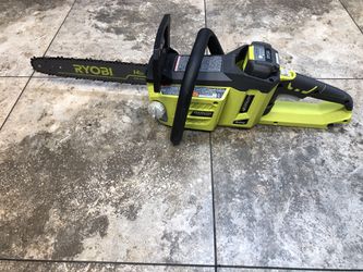 Ryobi 14” chainsaw 40v