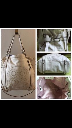 Large Coach Leather Handbag