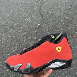 Jordan 14 Retro Ferrari  Size 5.5Y-6Y-6.5Y-9-10.5-11.5-12 