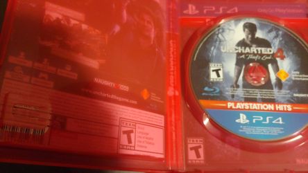Uncharted 4 (ps4 Thiefs end) for sale