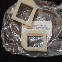 Two Foam Pre-filters For Drinkwell Pet Fountains 
