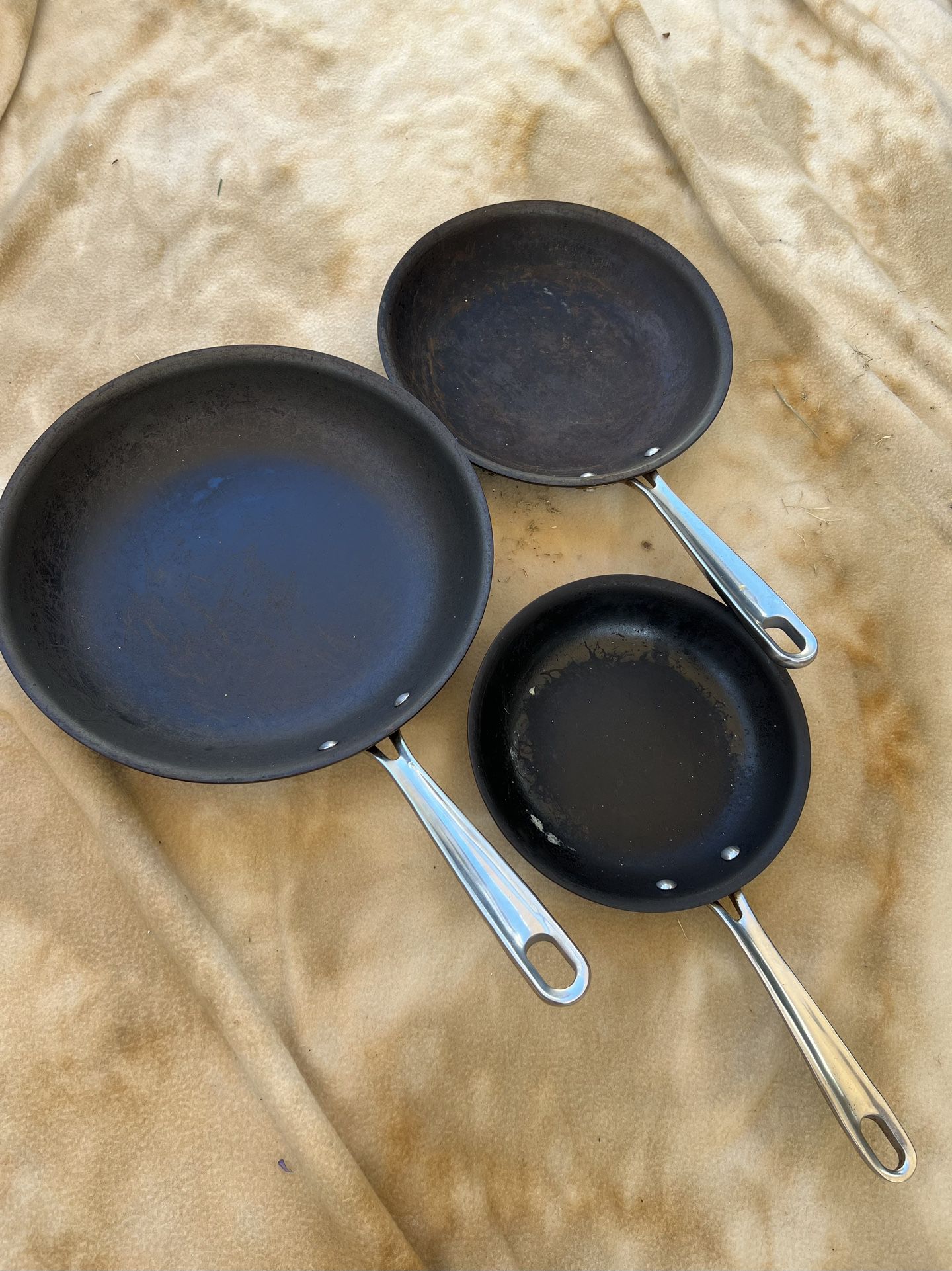 3 Emeril Nonstick Fry Pans