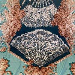 Large, Beautiful, New Silk Scarf