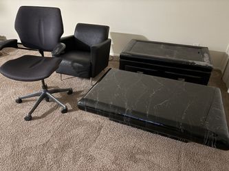 2 Chairs and 2 Coffee Tables - Free
