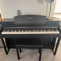 Black Yamaha Clavinova CSP-150 With bench 