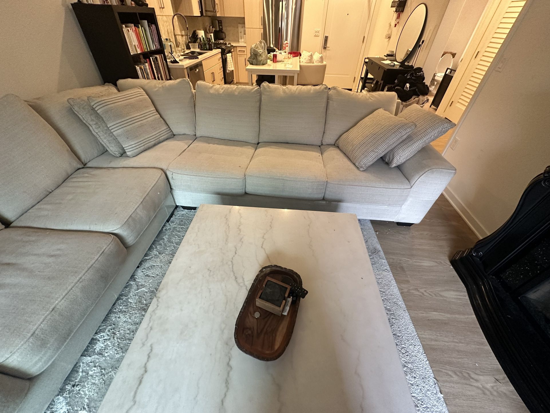 Large Sectional L Couch 