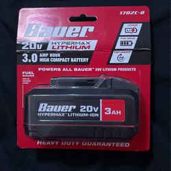 Bauer 3.0Amp Hour High Compact Battery