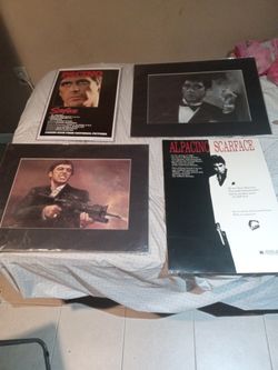 4 Scarface Framed Pictures