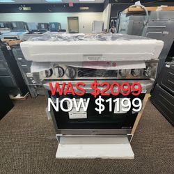 6.3 Cu. Ft. Smart Wifi Enabled Probake Convection Instaview Gas Slide In Range With Airfry