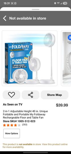My Foldaway Rechargable Fan