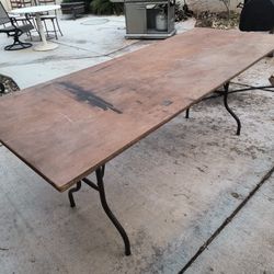 Table ,. Folding Table Wood Top